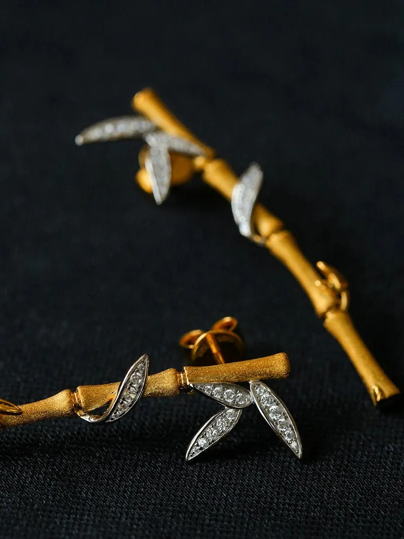 Bamboo Grace Earrings