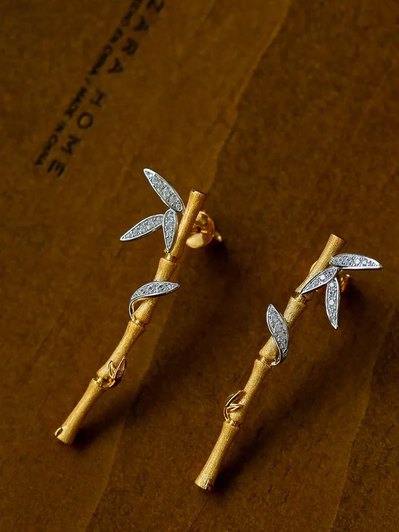 Bamboo Grace Earrings