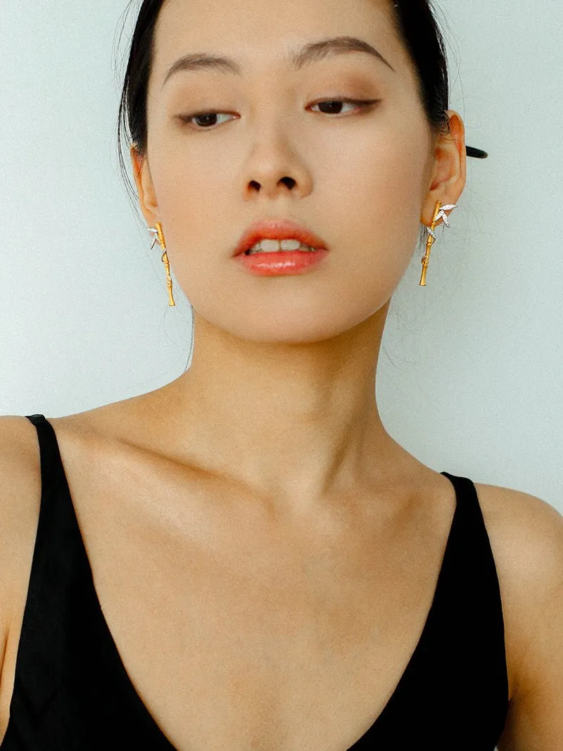 Bamboo Grace Earrings