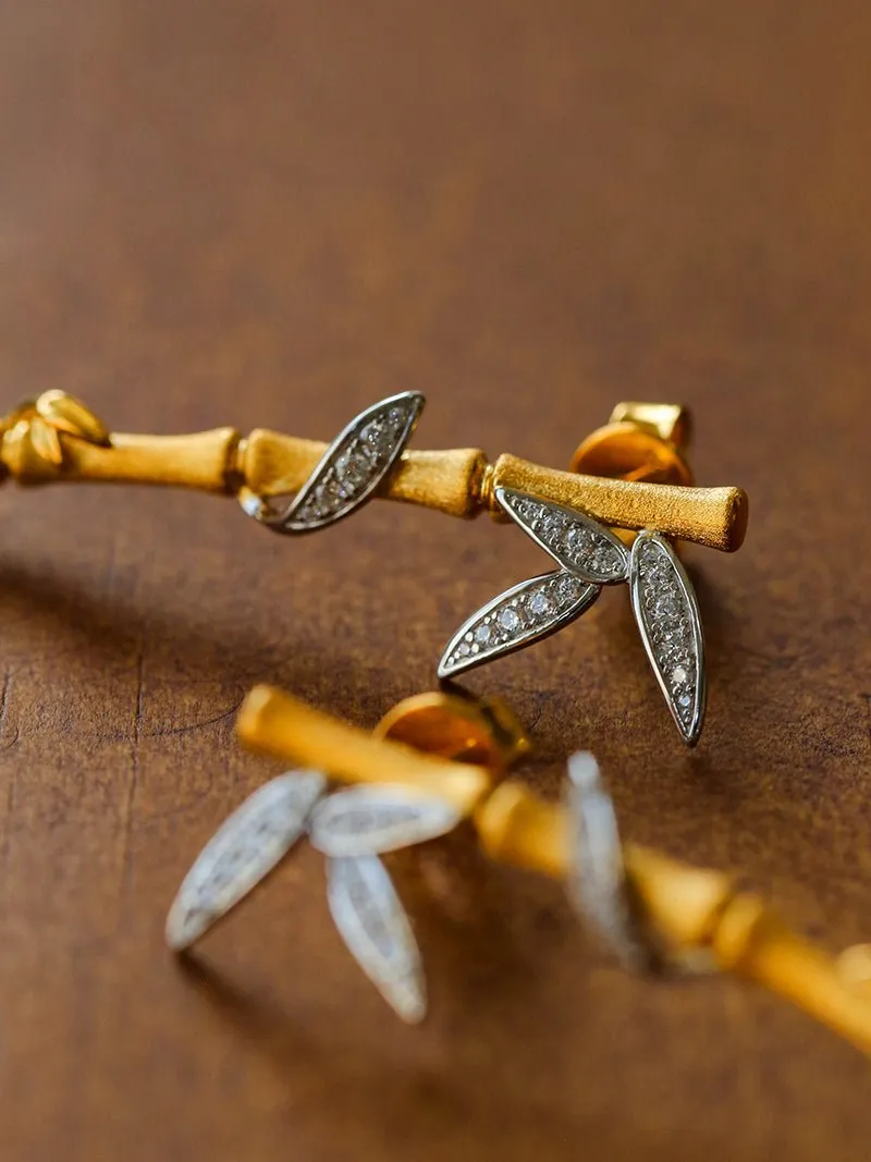 Bamboo Grace Earrings