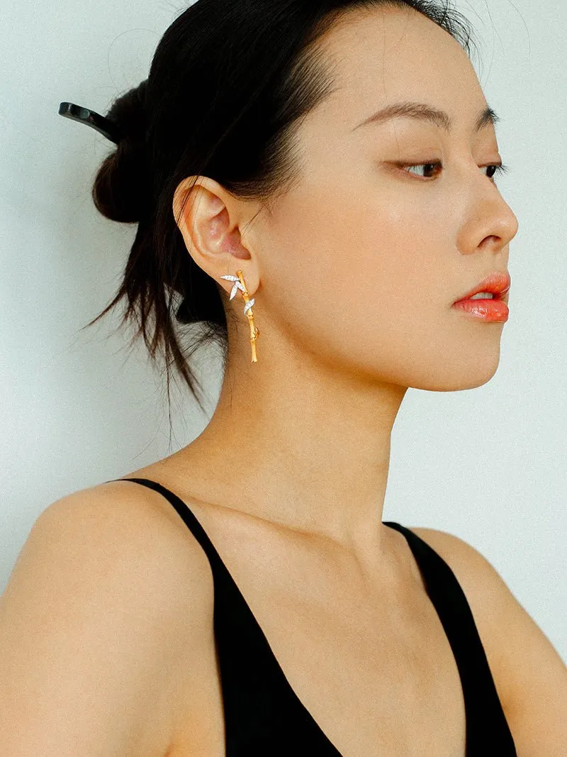 Bamboo Grace Earrings