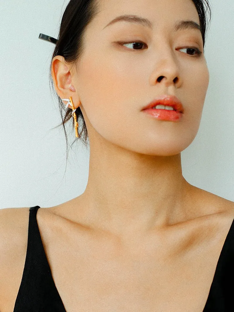 Bamboo Grace Earrings
