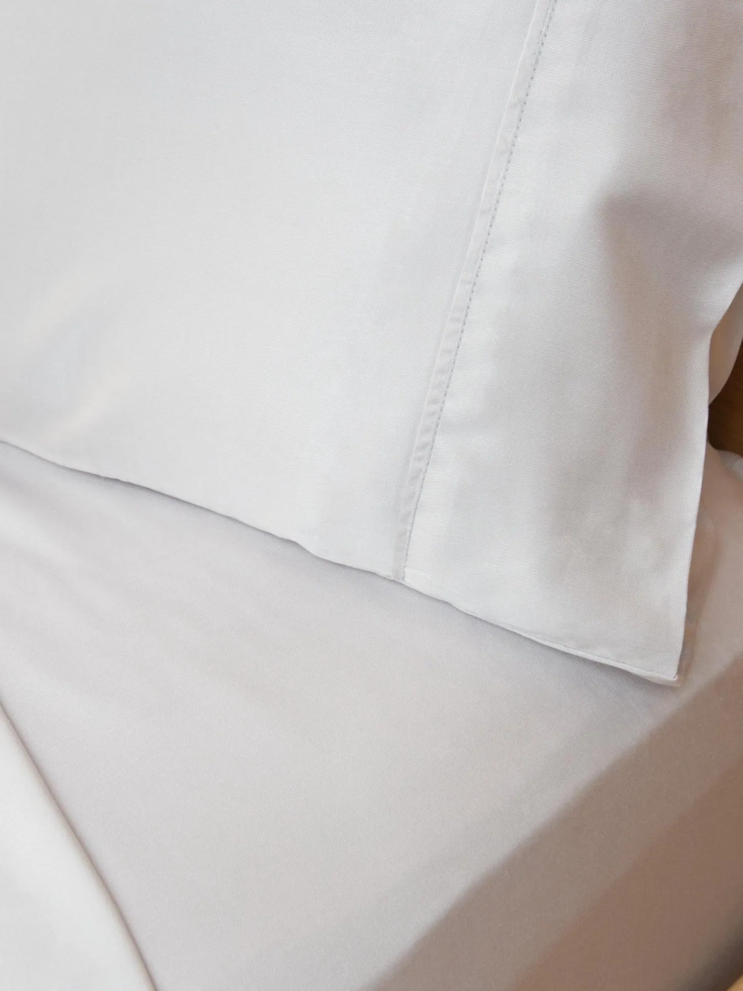 Bamboo Pillow Slip Set - White