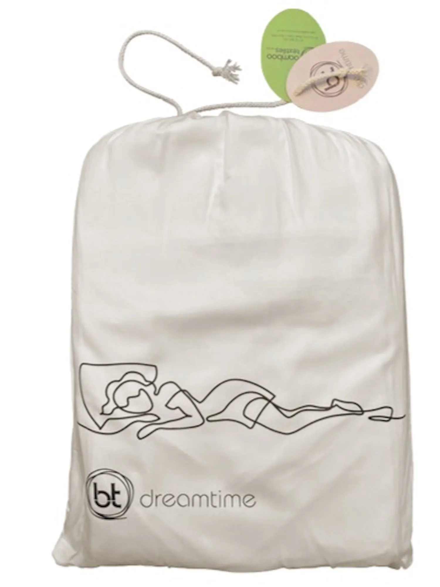 Bamboo Pillow Slip Set - White