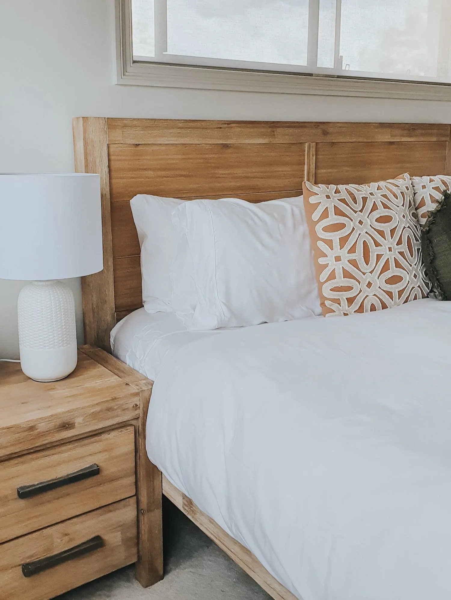 Bamboo Pillow Slip Set - White