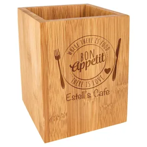 Bamboo Planter or Pen/Utensil Holder