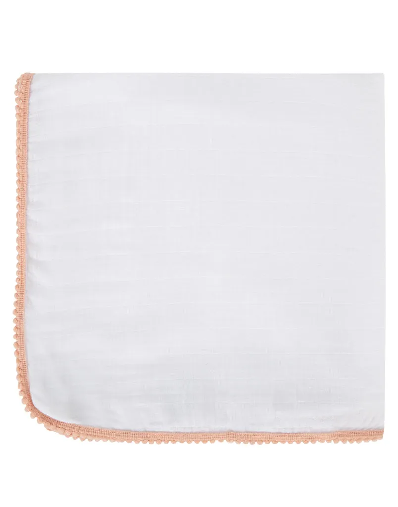 Bamboo Pom Pom Baby Swaddle