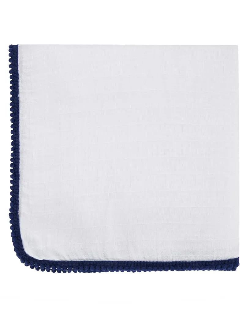 Bamboo Pom Pom Baby Swaddle