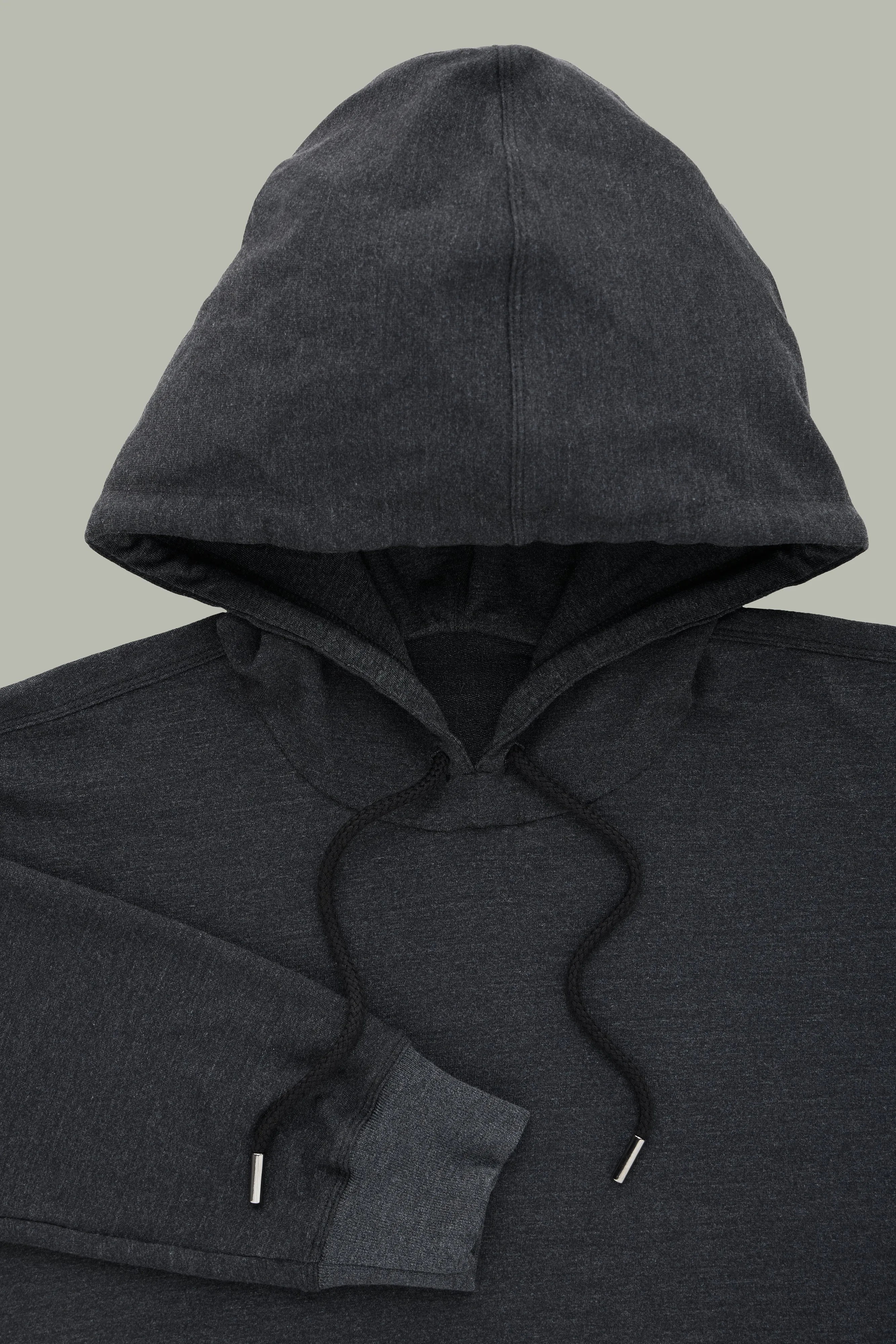 Bamboo Sorona Bleach Hoodie Black