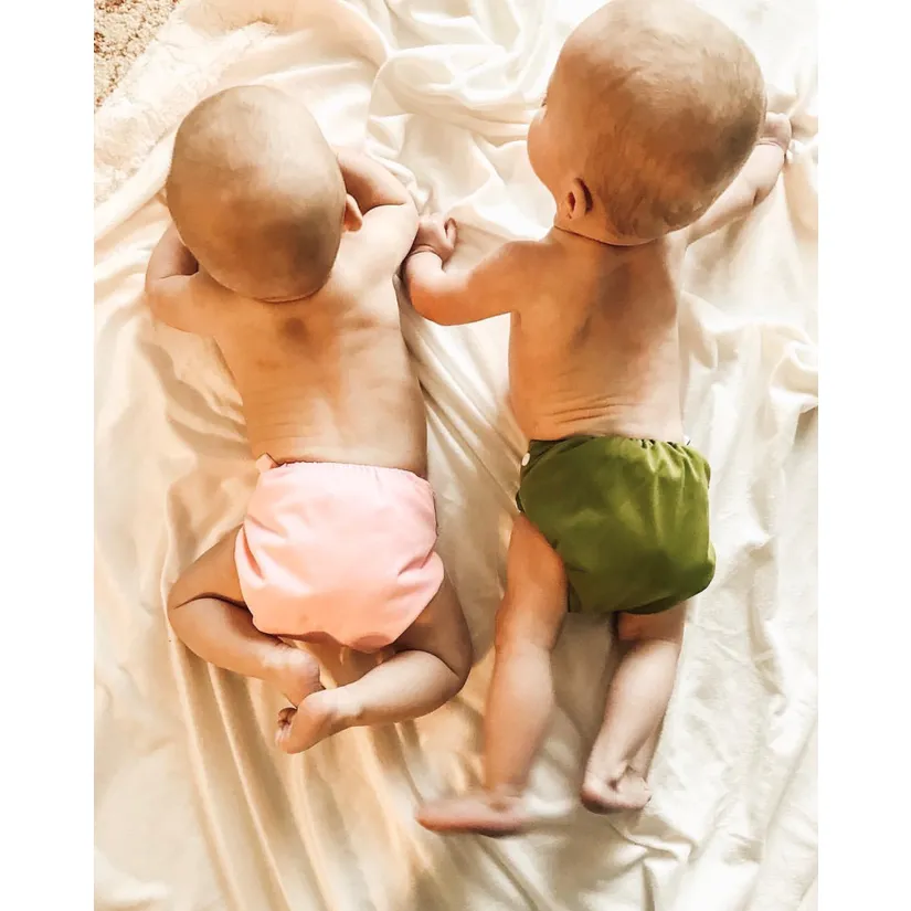 Bananas Newborn Cloth Diaper with 2 Bamboo Inserts