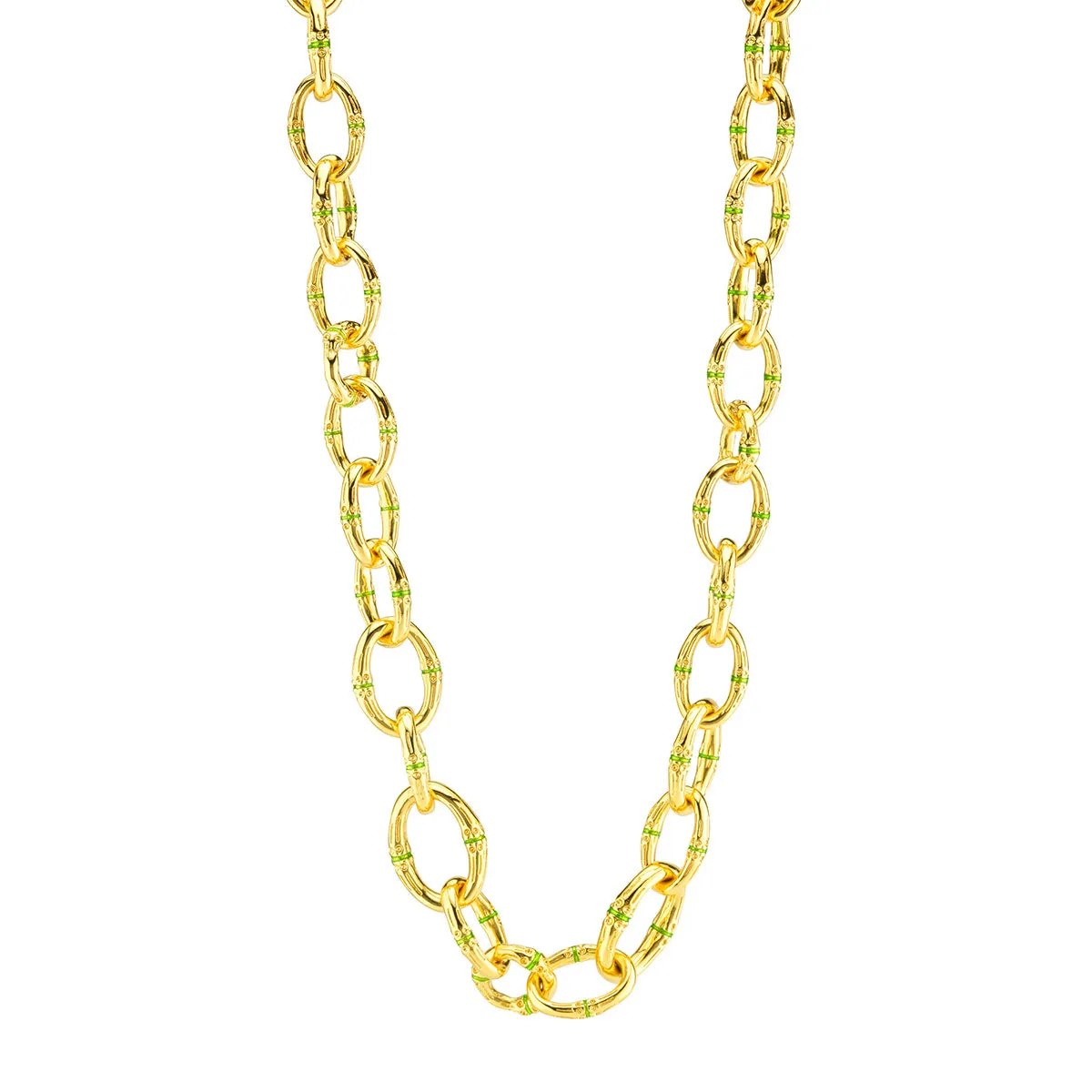 Bangkok Bamboo Link Necklace