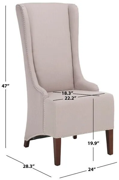 Becall 20'' H Linen Dining Chair Design: MCR4501F