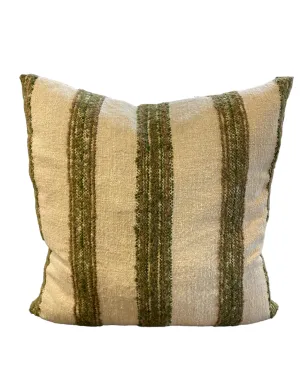 Becker Pillow - Natural & Olive