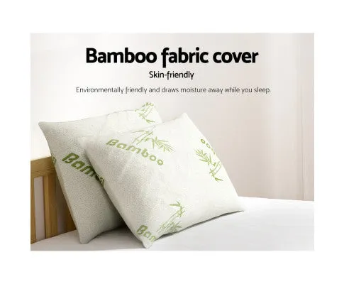 Bedding 4 Pack Bamboo Pillow Family Hotel