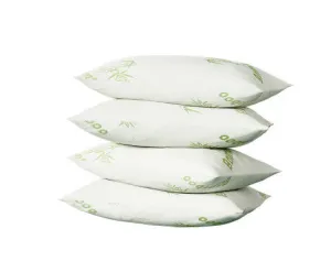 Bedding 4 Pack Bamboo Pillow Family Hotel