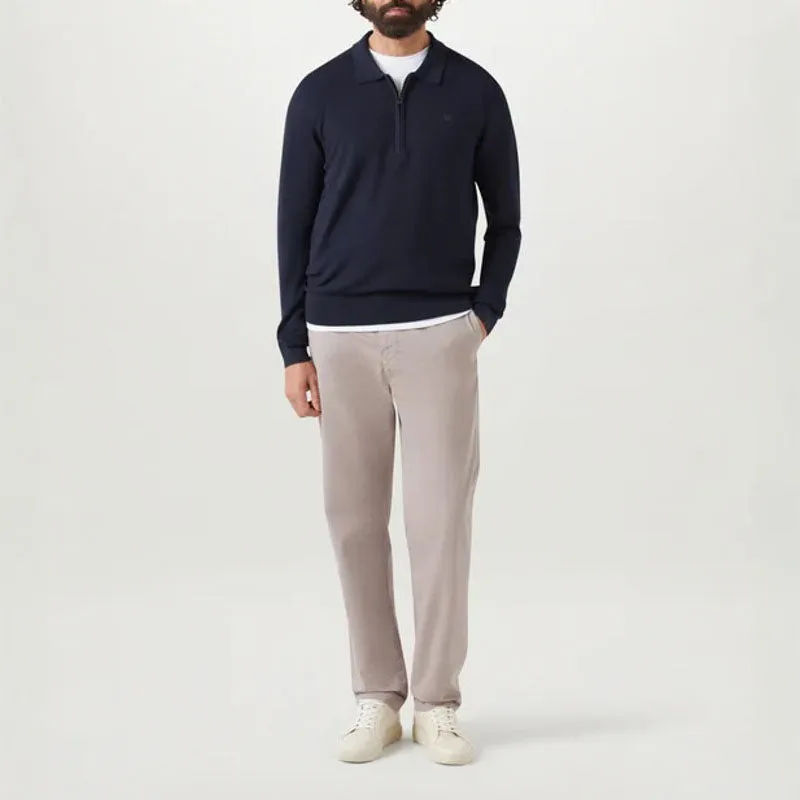 BELSTAFF Drift Knitted Polo in Dark Ink