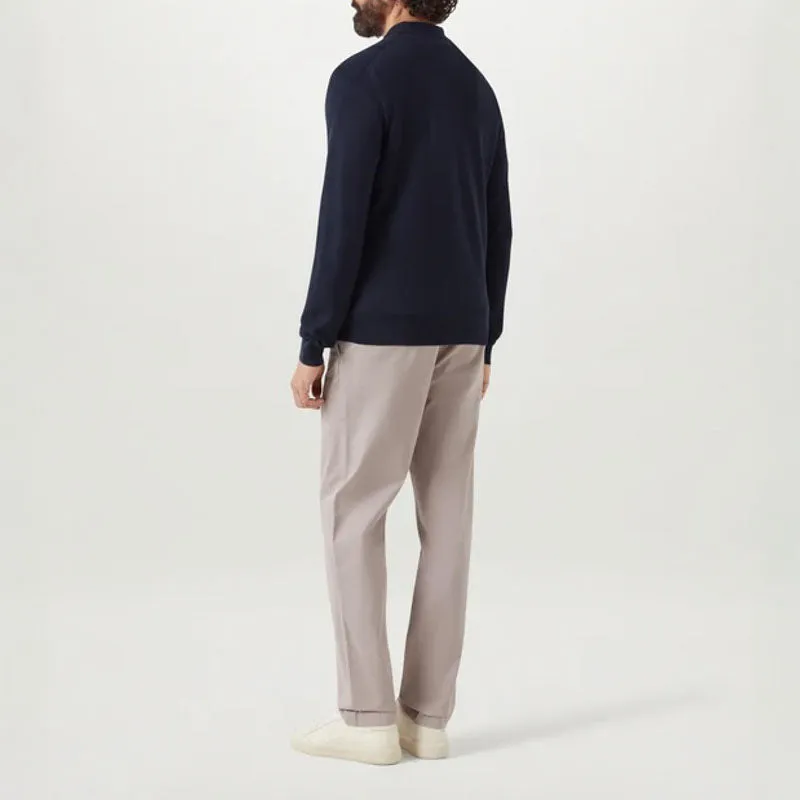 BELSTAFF Drift Knitted Polo in Dark Ink