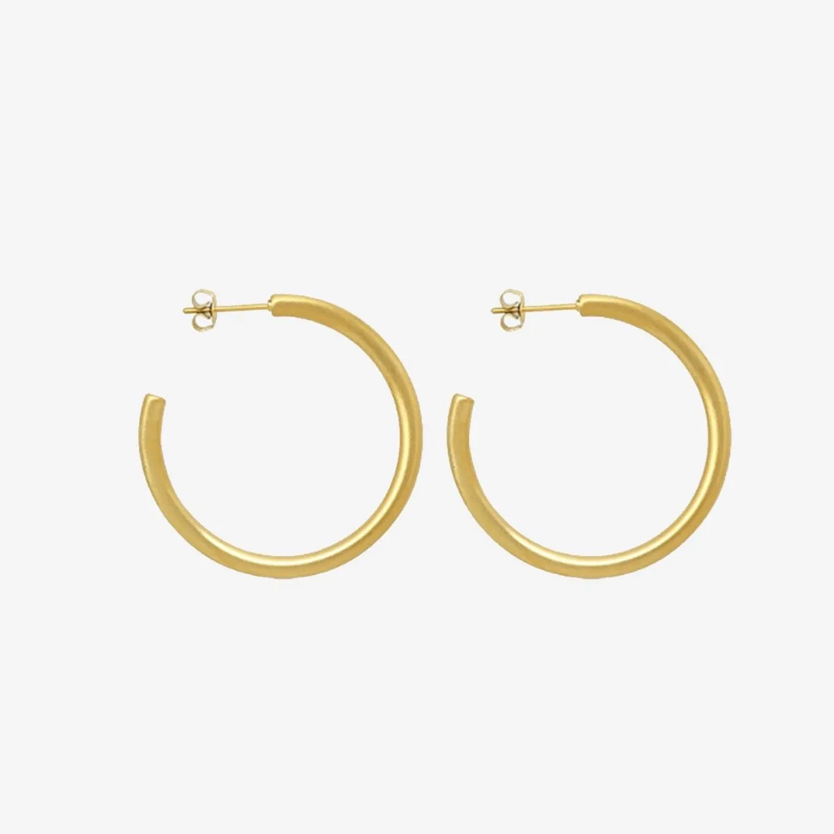 Bended Hoop Earrings