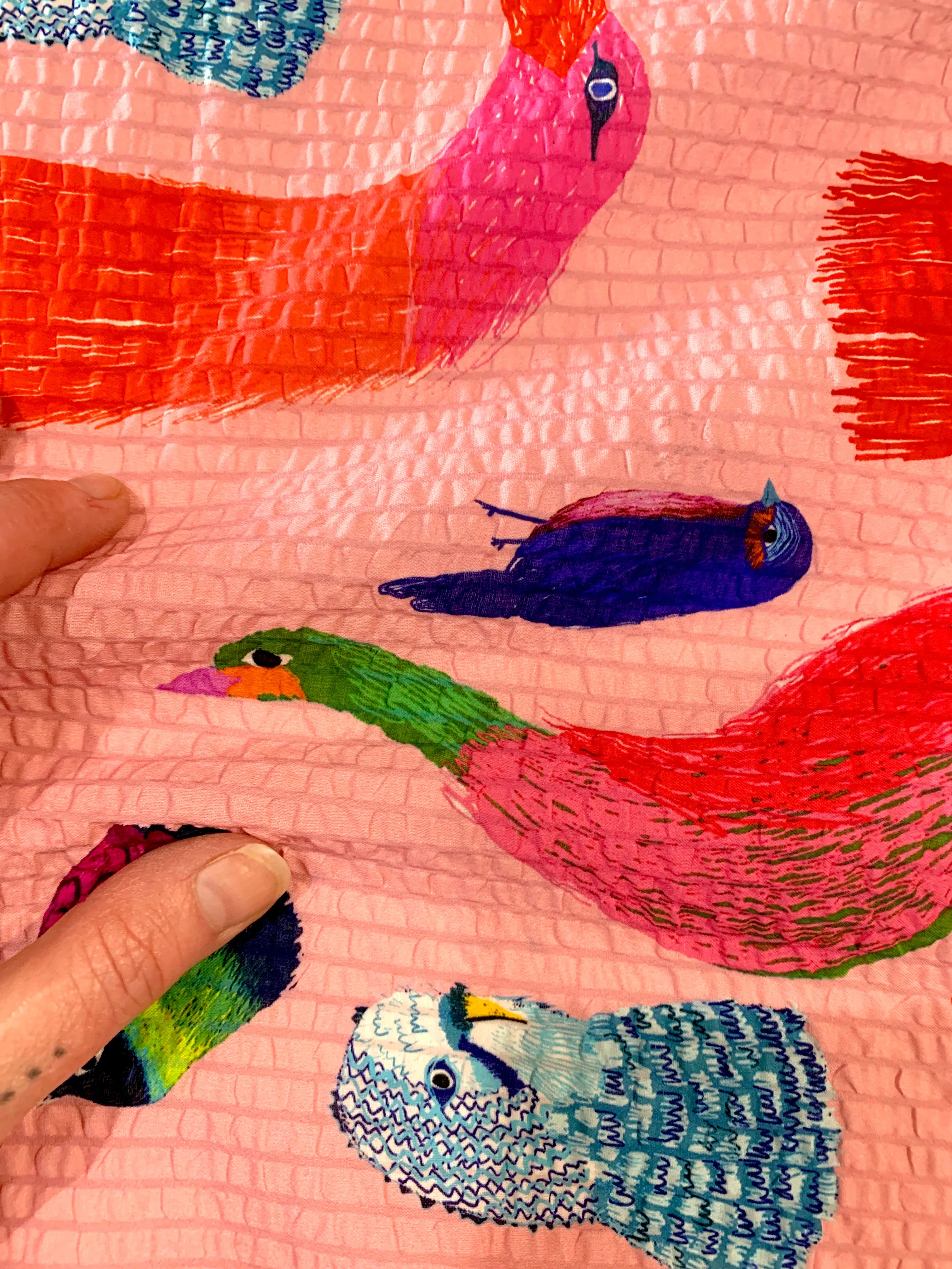 Birds (Peach)