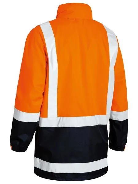 BISLEY TAPED HI VIS RAIN SHELL JACKET