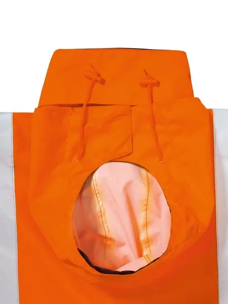 BISLEY TAPED HI VIS RAIN SHELL JACKET