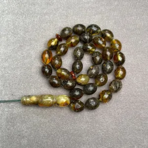 BLACK AMBER MISBAHA 9,9x12,2mm 23,2g