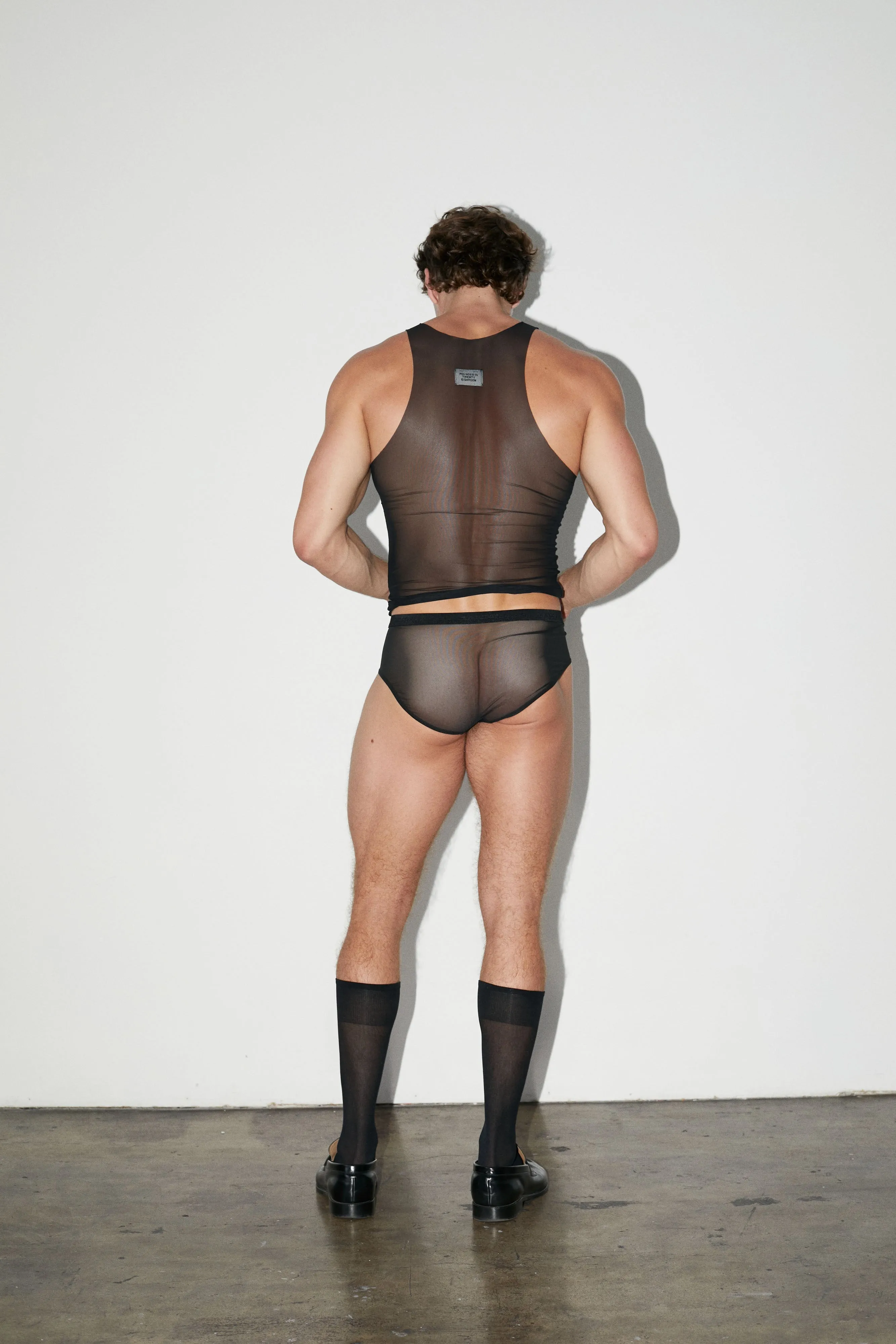 Black John Tank Top