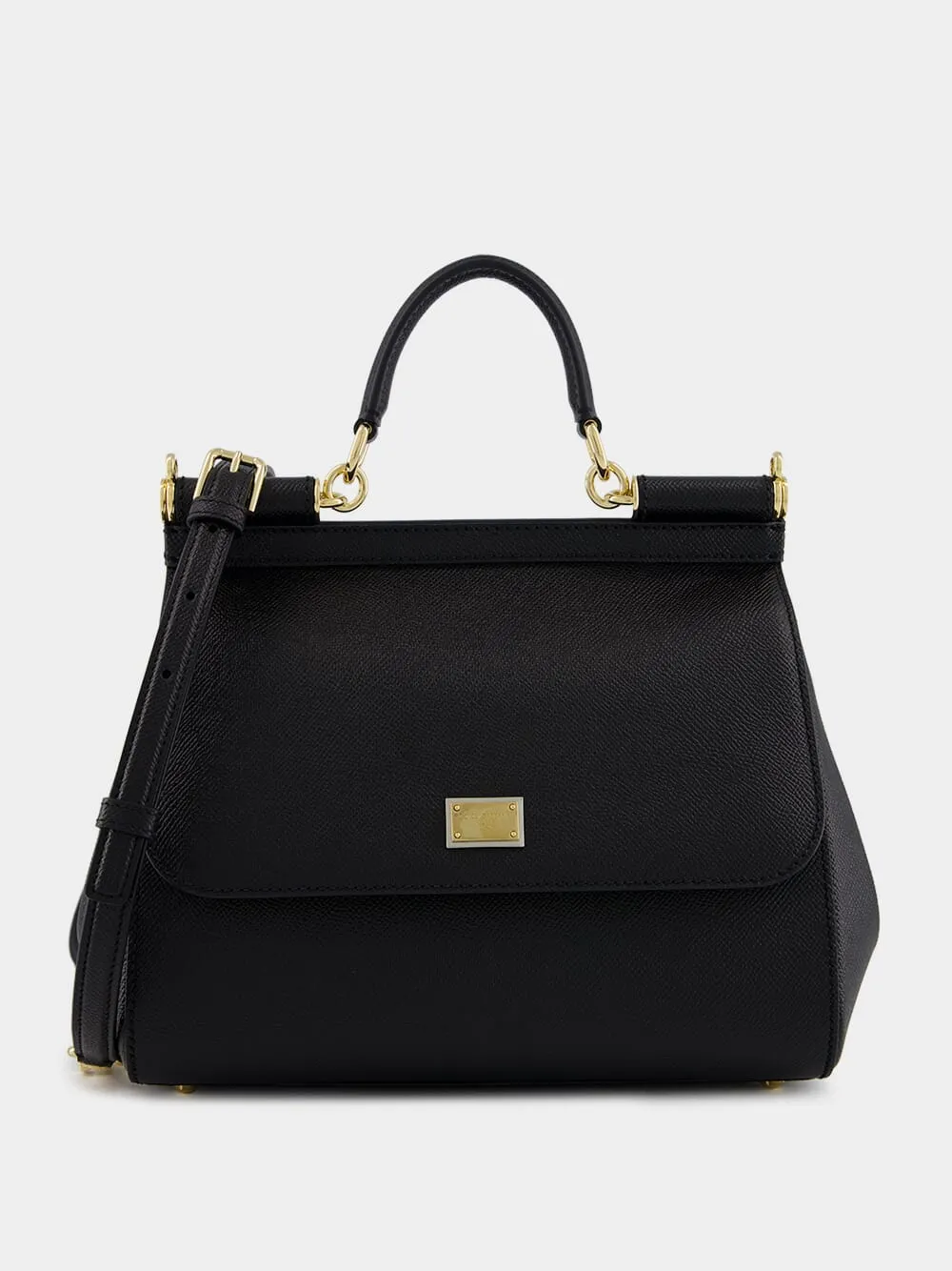 Black Large Sicily Handbag