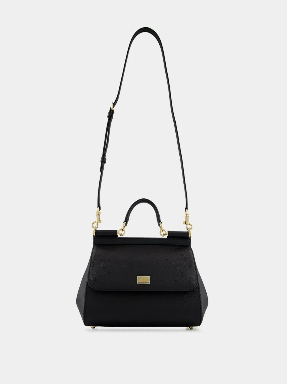 Black Large Sicily Handbag