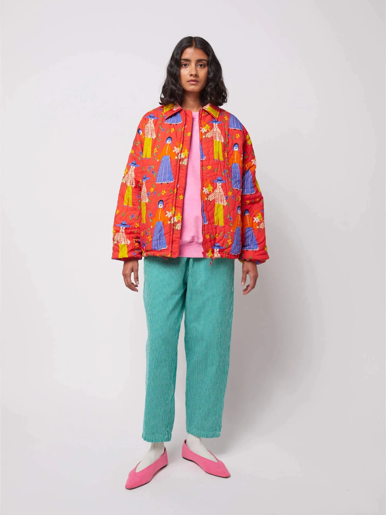 Bobo Choses WOMAN | Couples print quilted jacket