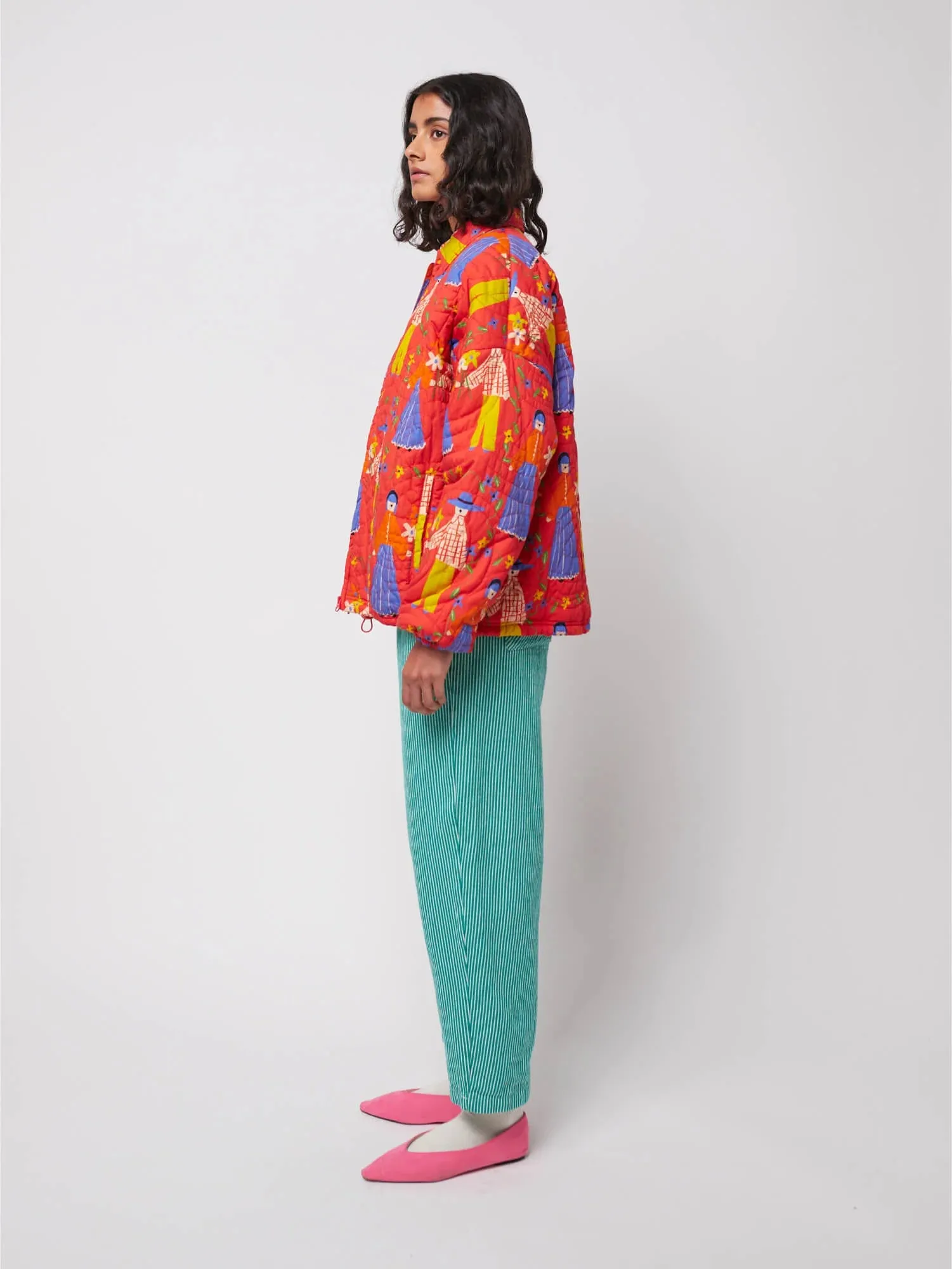 Bobo Choses WOMAN | Couples print quilted jacket