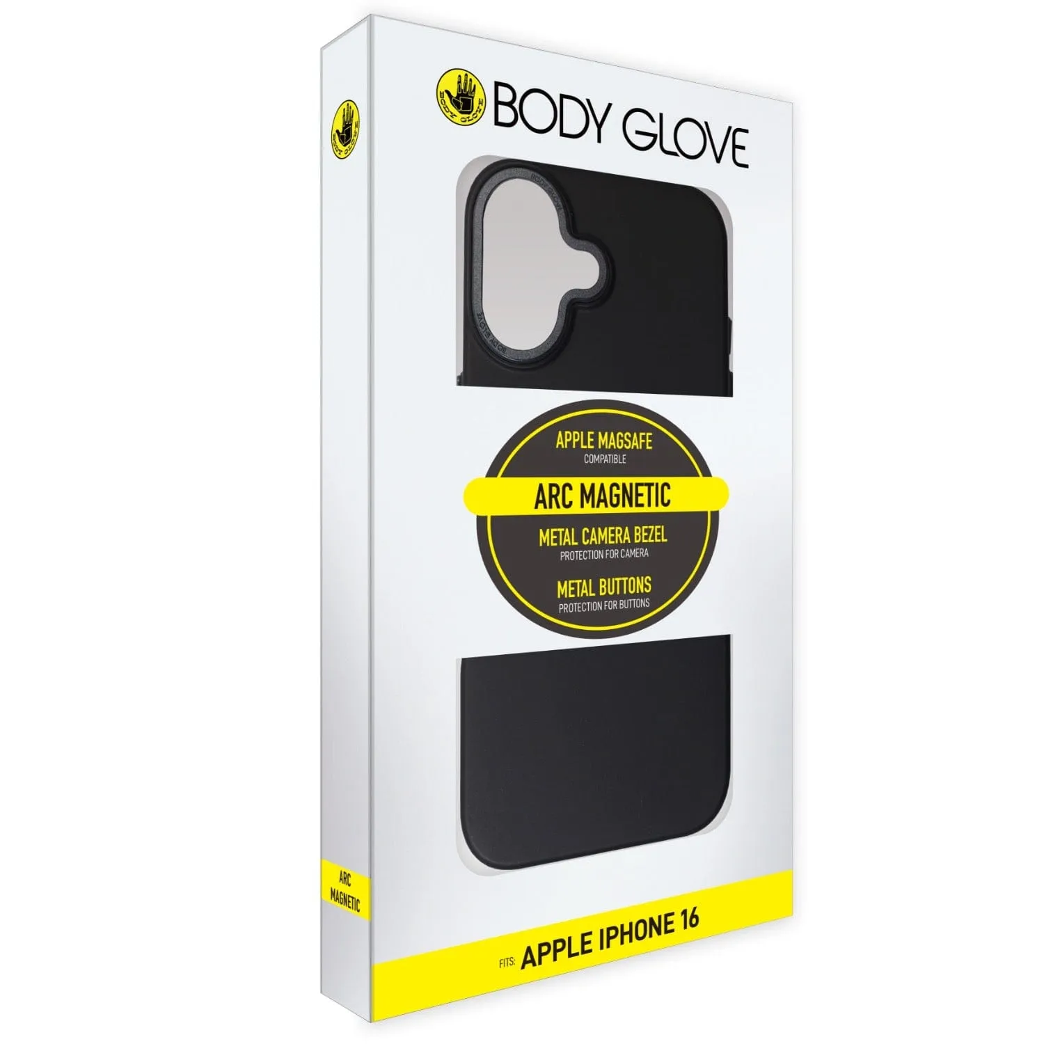 Body Glove Arc Magnetic Case – Apple iPhone 16 – Black