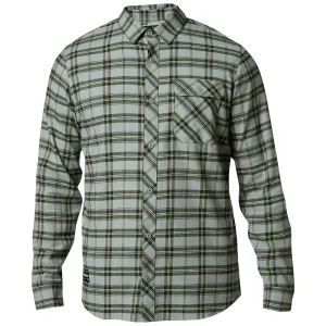 Boedi Ls Flannel Shirt - Eucalyptus