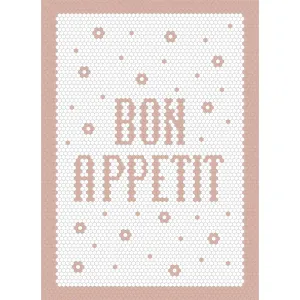 Bon Appetit Blush Kitchen Towel
