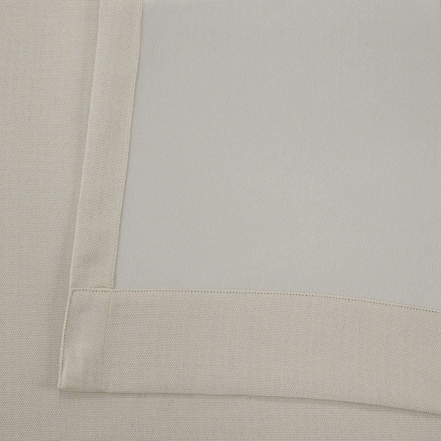 Brand new BOCH-LN1856-96-GR Faux Linen Grommet Blackout Curtains, Each panel is 50 X 96, Birch! Winner can purchase 1 more set at winning bid! Retails $134 W/tax for set!