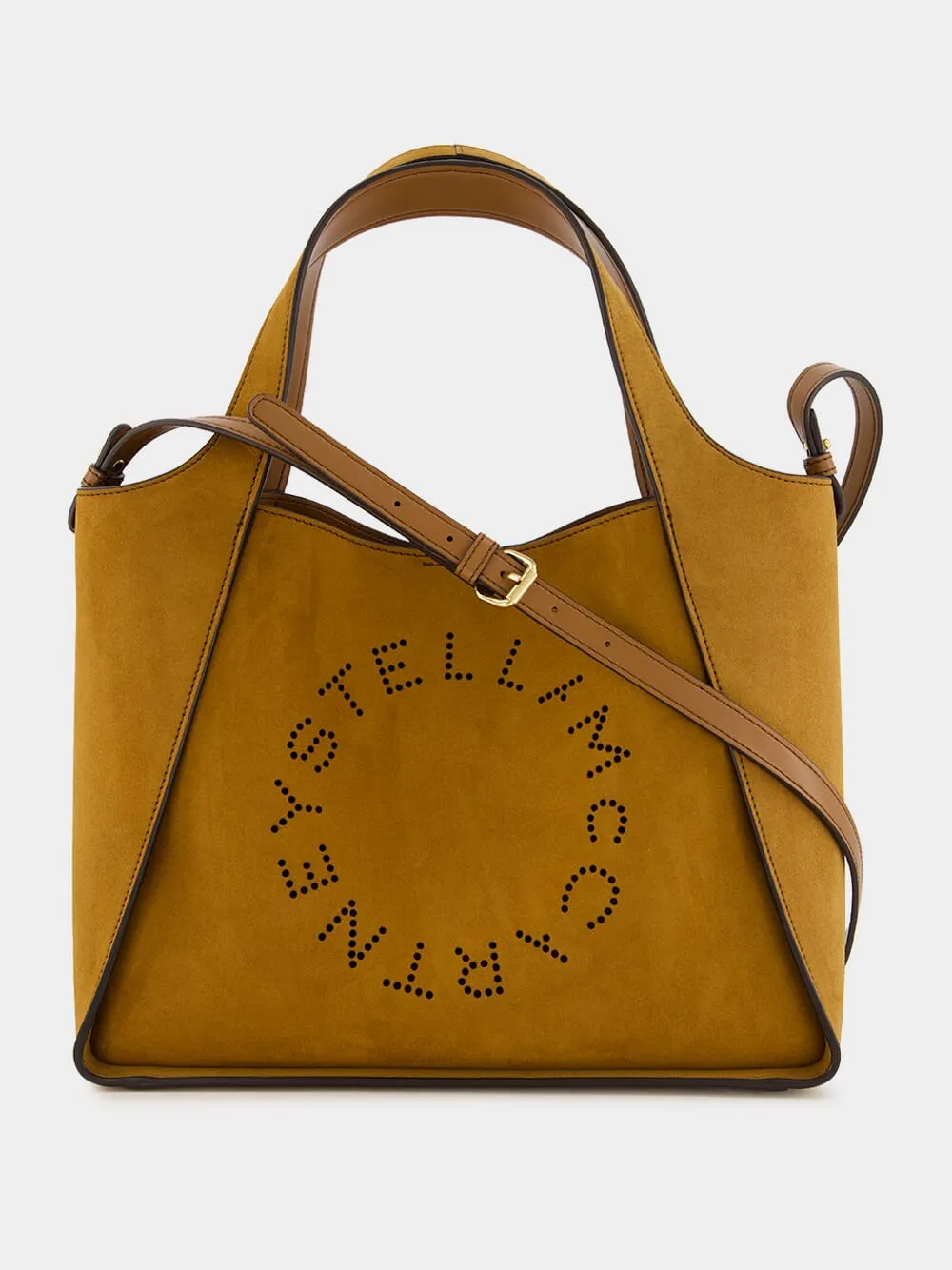 Brandy Logo Top Handle Crossbody Tote Bag