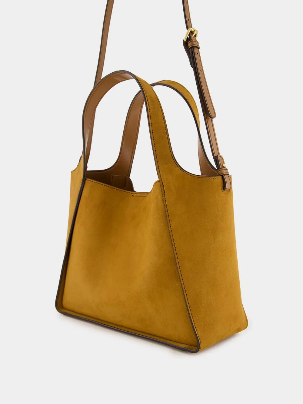 Brandy Logo Top Handle Crossbody Tote Bag