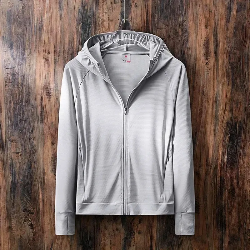 Brunello Craft Ice-Silk Zip-Up