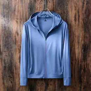 Brunello Craft Ice-Silk Zip-Up