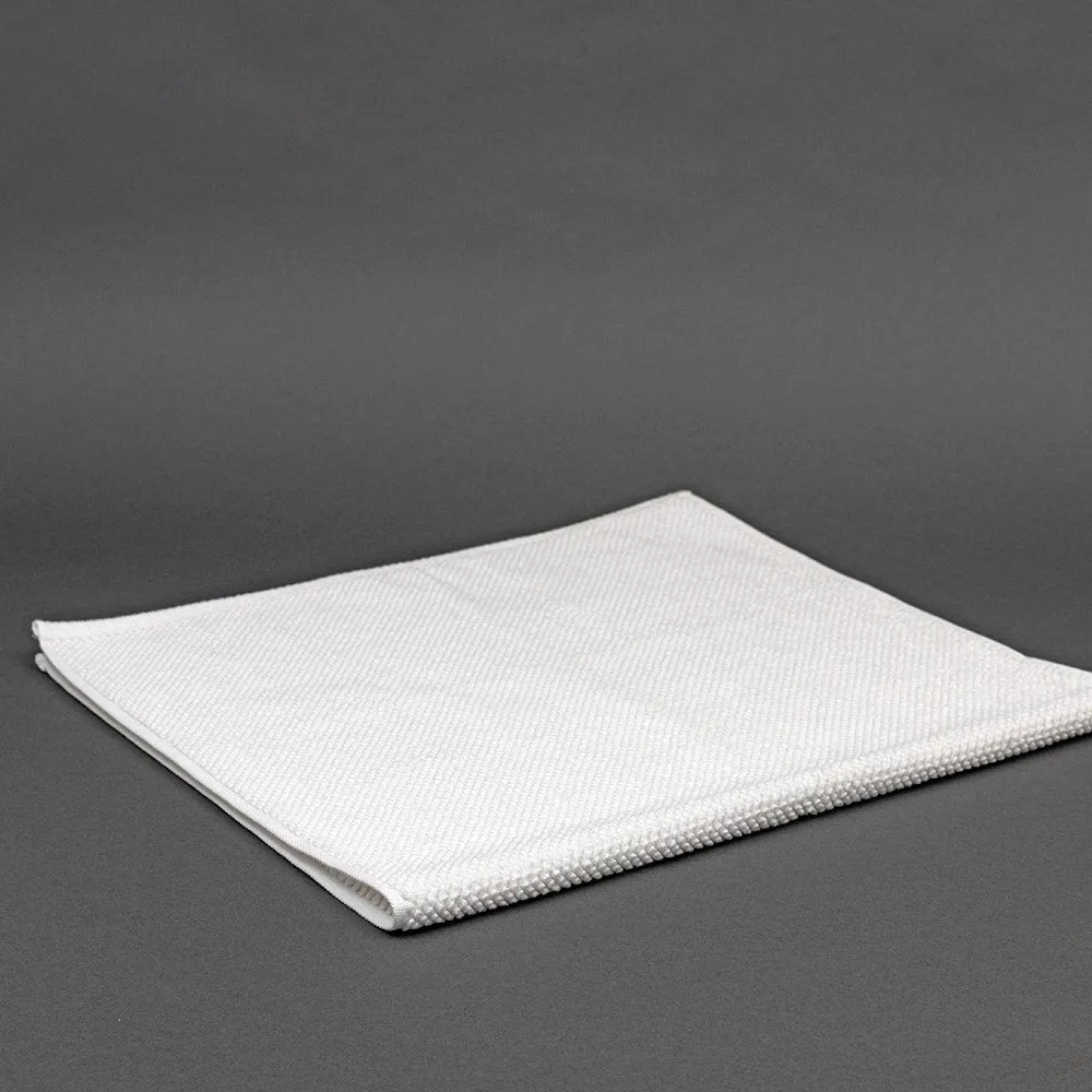 Buran White Bath Mat