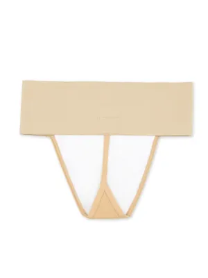Capezio N5930 Quilted Cotton Panel Thong Dance Belt