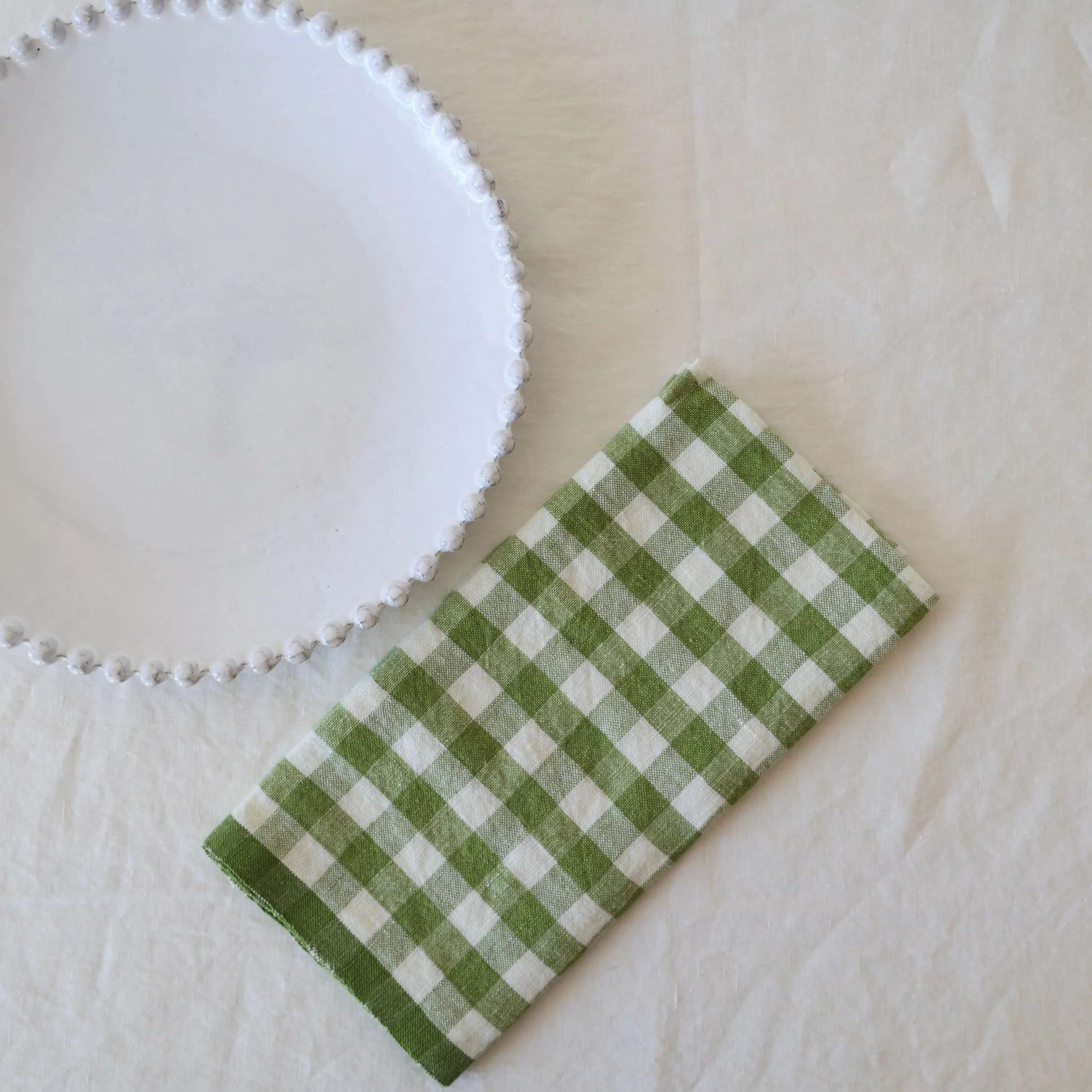 Caravan Set of 4 Picnic Napkins - Basil