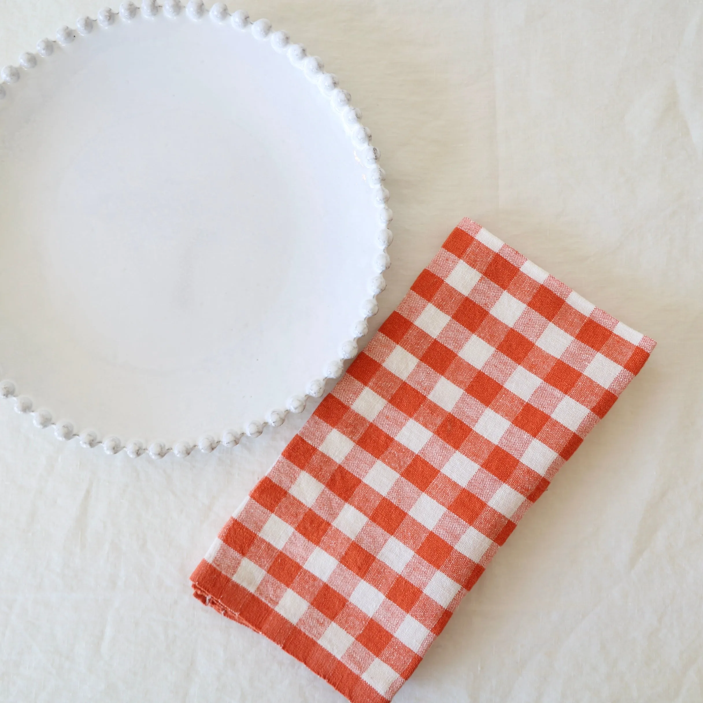 Caravan Set of 4 Picnic Napkins - Clementine