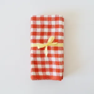 Caravan Set of 4 Picnic Napkins - Clementine