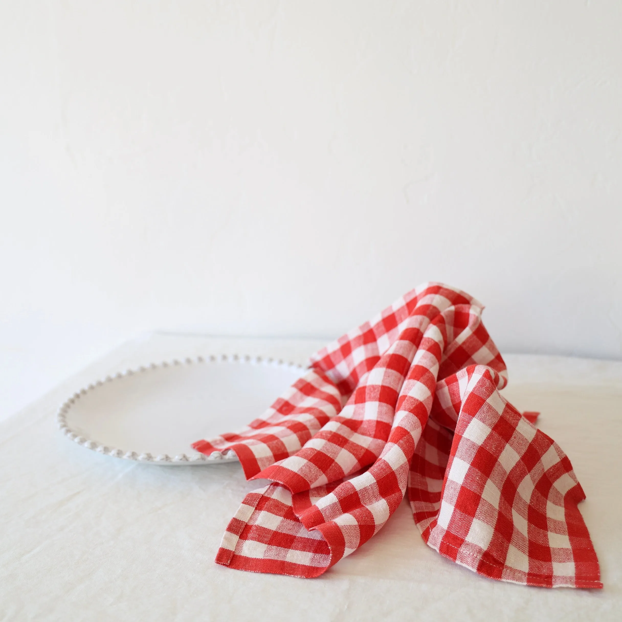 Caravan Set of 4 Picnic Napkins - Red