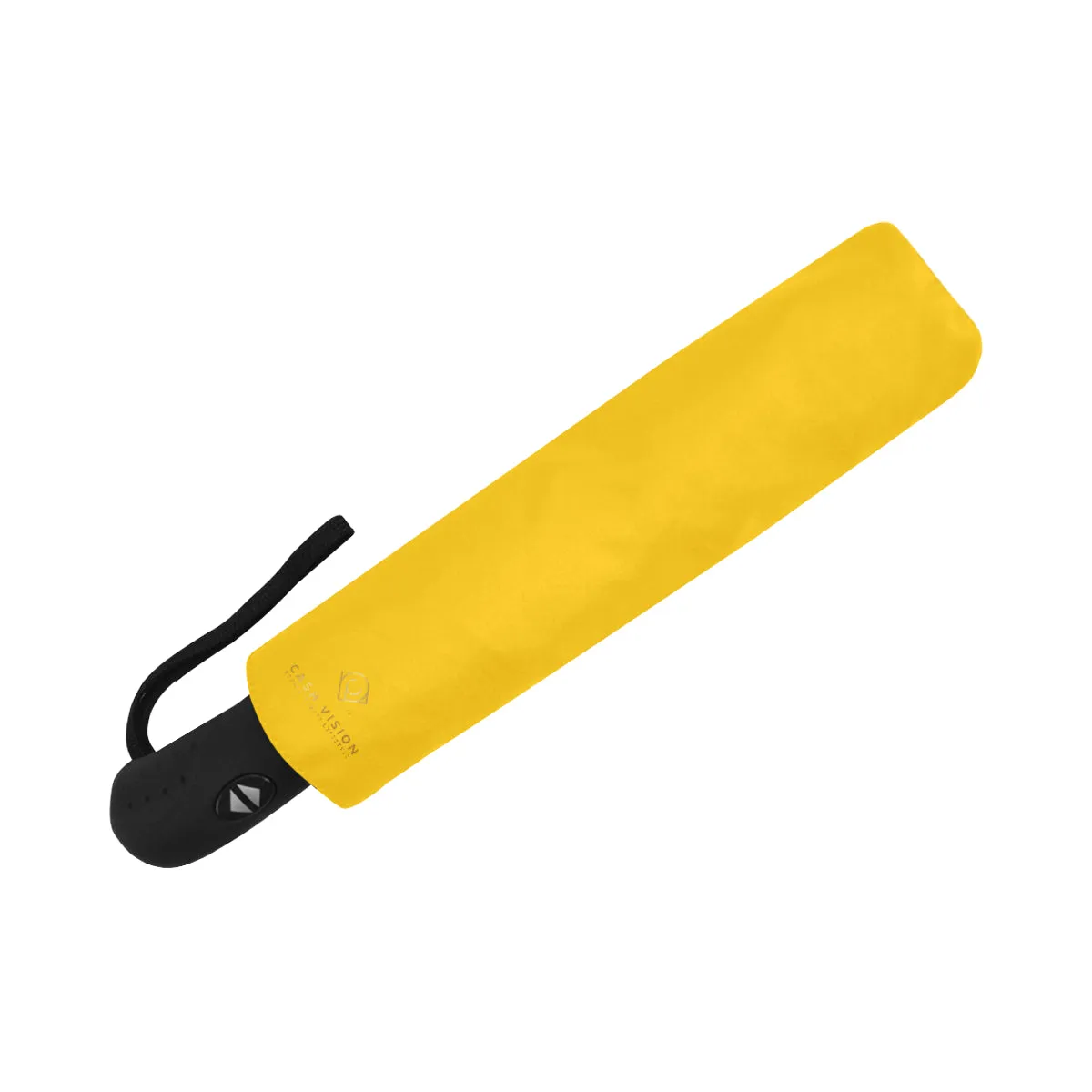 Cash Vision Anti-UV Auto-Fordable Umbrella - Black Yellow