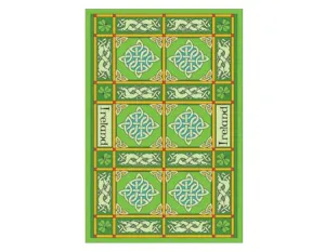 Celtic Tapestry Irish Tea Towel.