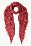 chan luu cashmere and silk dusty cedar gingham scarf