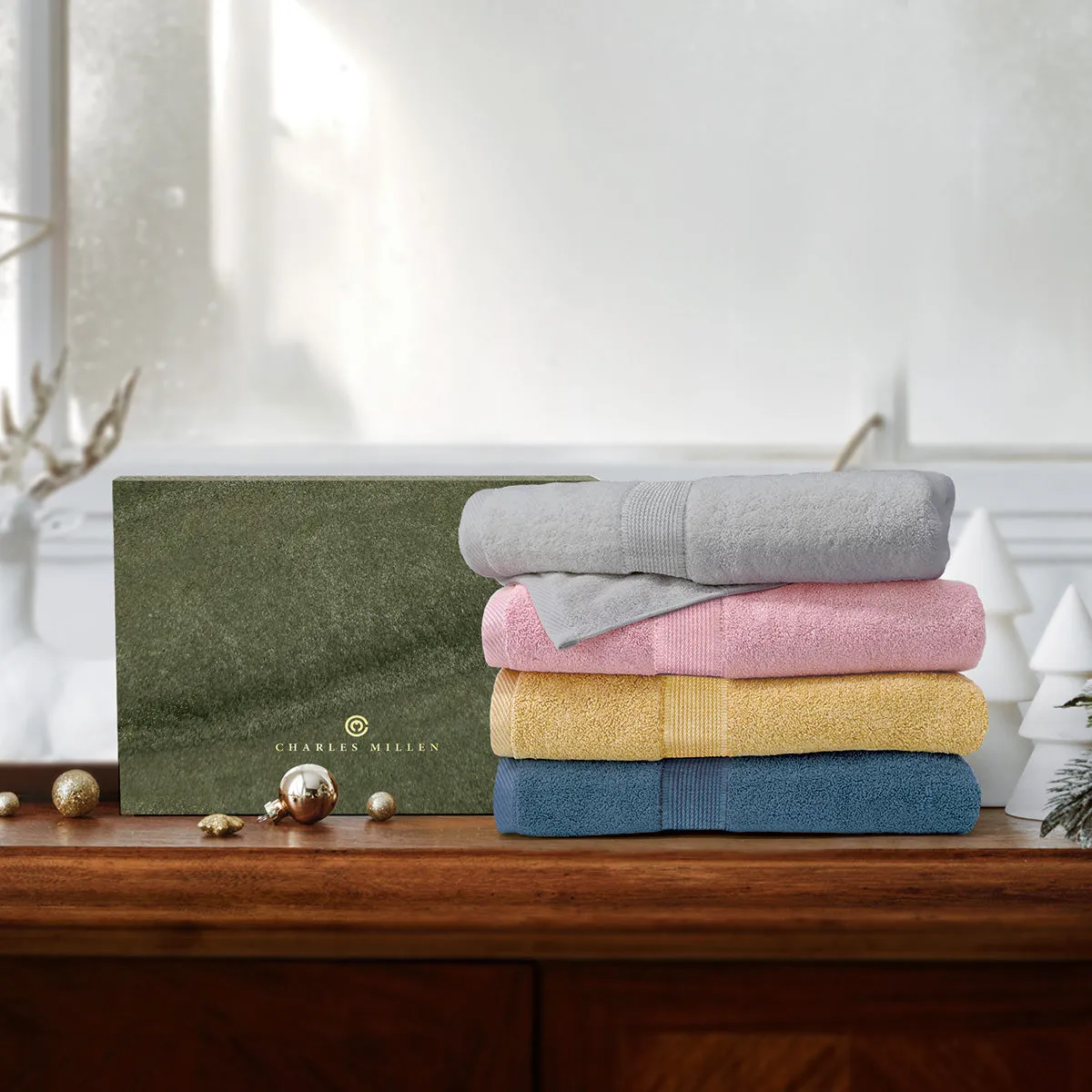 Charles Millen Signature Collection Bexley 1 Piece Bath Towel Gift Set