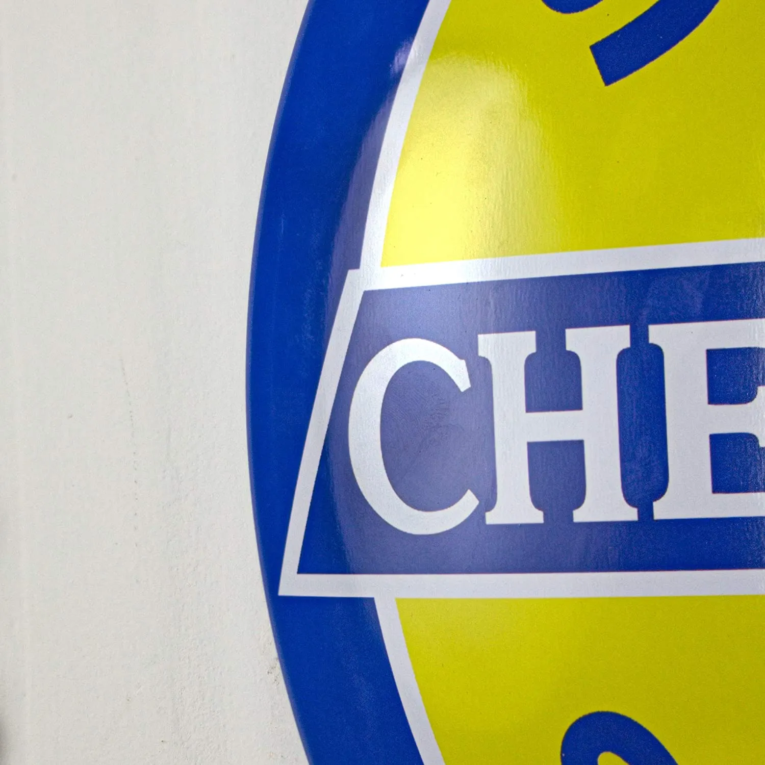 Chevrolet Super Service Dome Sign 12"